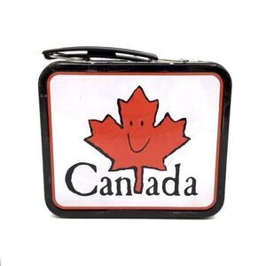 Canada Lightweight Handheld Metal Tin Lunchbox
